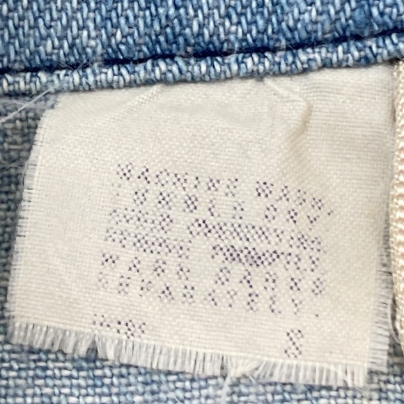 Vtg 70”s Sears Jeans Joint Denim Button Front Shirt Shacket Size Small - Picture 14 of 16